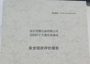 延长壳牌石油有限公司泾阳泾干大道东加油站安全现状评价报告
